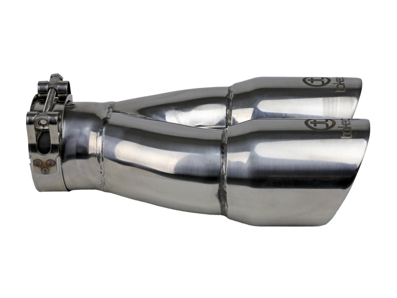 

aFe 49T25364-P10 - AFE49T25364-P10 - aFe Takeda 2.5in 304 Stainless Steel Clamp-on Exhaust Tip 2.5in Inlet 3in Dual Outlet - Polished - Shipped in Europe - Tuningsupply.com
