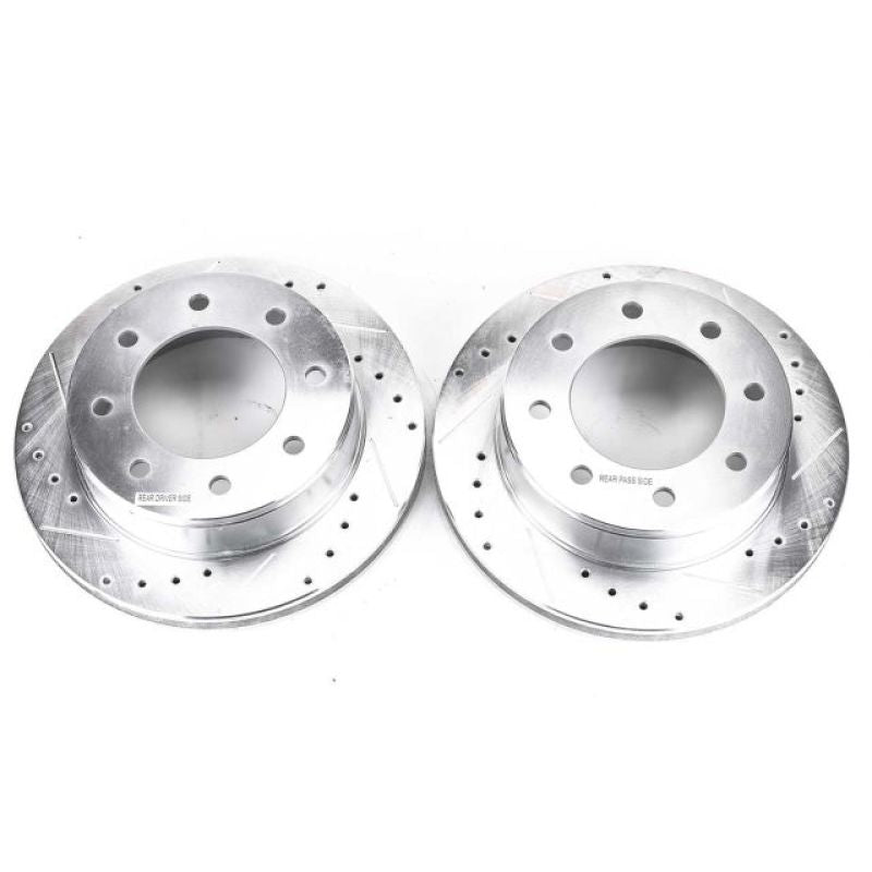 Power Stop 03-19 Chevrolet Express 2500 Rear Evolution Drilled & Slotted Rotors - Pair-tuningsupply.com