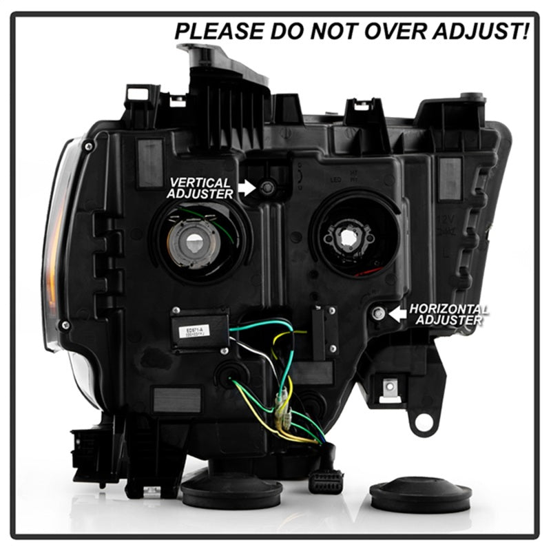 

SPYDER  - SPY5088611 - Spyder 19-22 Dodge Ram 2500 (Halogen Only) Projector Headlights - Black PRO-YD-DR19HDHALSI-SEQ-BK - Shipped in Europe - Tuningsupply.com
