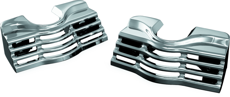 Kuryakyn Slotted Head Bolt Covers Chrome-tuningsupply.com