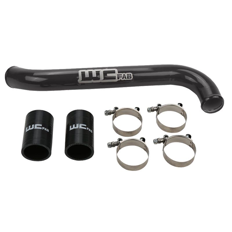 Wehrli 17-19 Chevrolet 6.6L L5P Duramax Upper Coolant Pipe - Gloss White-Radiator Hoses-Wehrli-WCFWCF100742-GW-SMINKpower Performance Parts