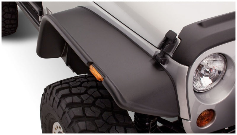 
  

Bushwacker  - BUS10053-07 - Bushwacker 07-18 Jeep Wrangler Flat Style Flares 2pc - Black - Shipped in Europe - Tuningsupply.com

