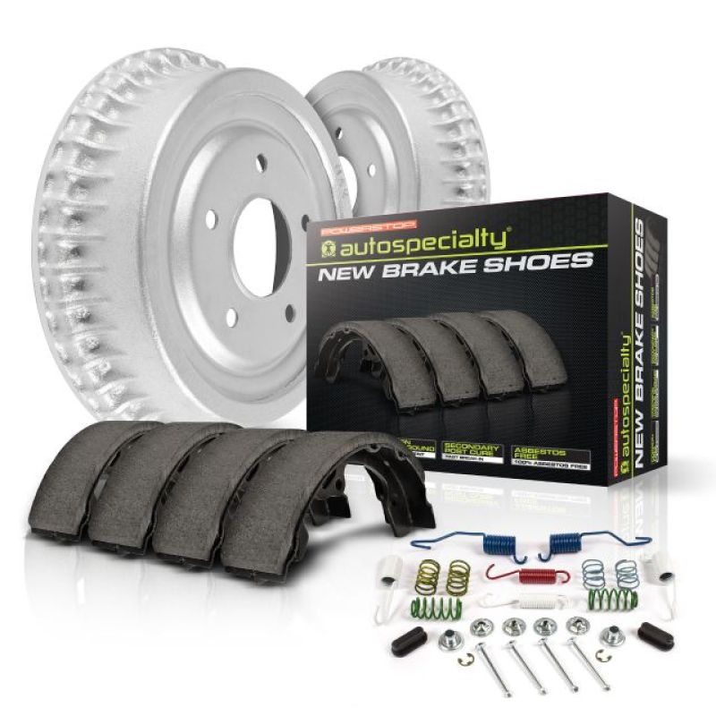 Power Stop 98-09 Ford Ranger 4WD (w/10in Drum) Rear Autospecialty Drum Kit-tuningsupply.com