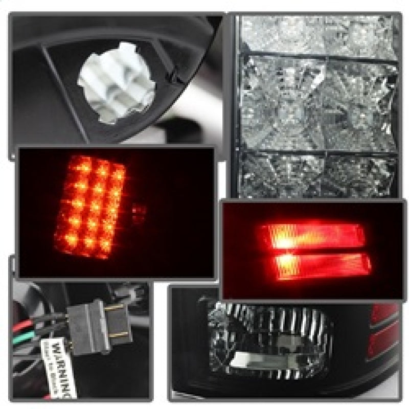 

SPYDER 5078124 - SPY5078124 - Spyder Dodge Ram 1500 09-14 LED Tail Lights Incandescent- Blk Smke ALT-YD-DRAM09-LED-BSM - Shipped in Europe - Tuningsupply.com
