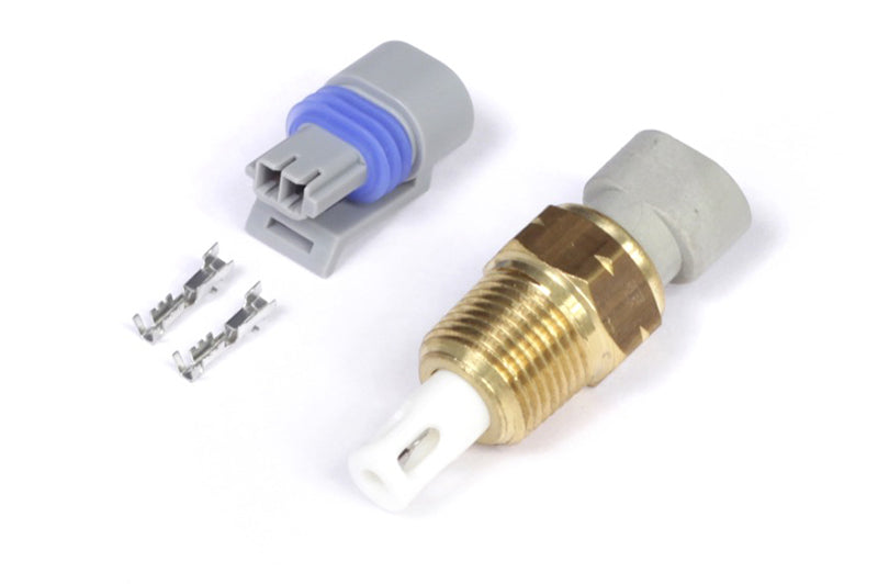 Haltech Air Temp Sensor 3/8 NPT 18 TPI (Incl Delphi Plug & Pins)-tuningsupply.com