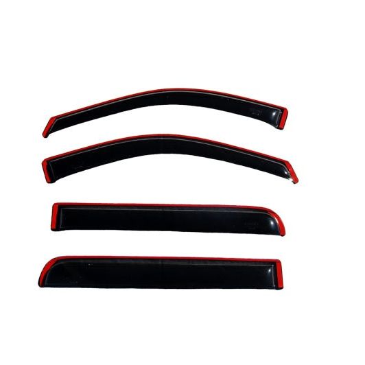 AVS 13-18 Buick Encore Ventvisor In-Channel Front & Rear Window Deflectors 4pc - Smoke-tuningsupply.com