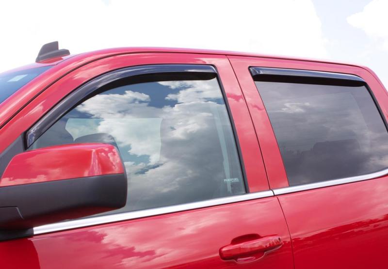 AVS 07-10 Jeep Compass Ventvisor In-Channel Front & Rear Window Deflectors 4pc - Smoke-tuningsupply.com