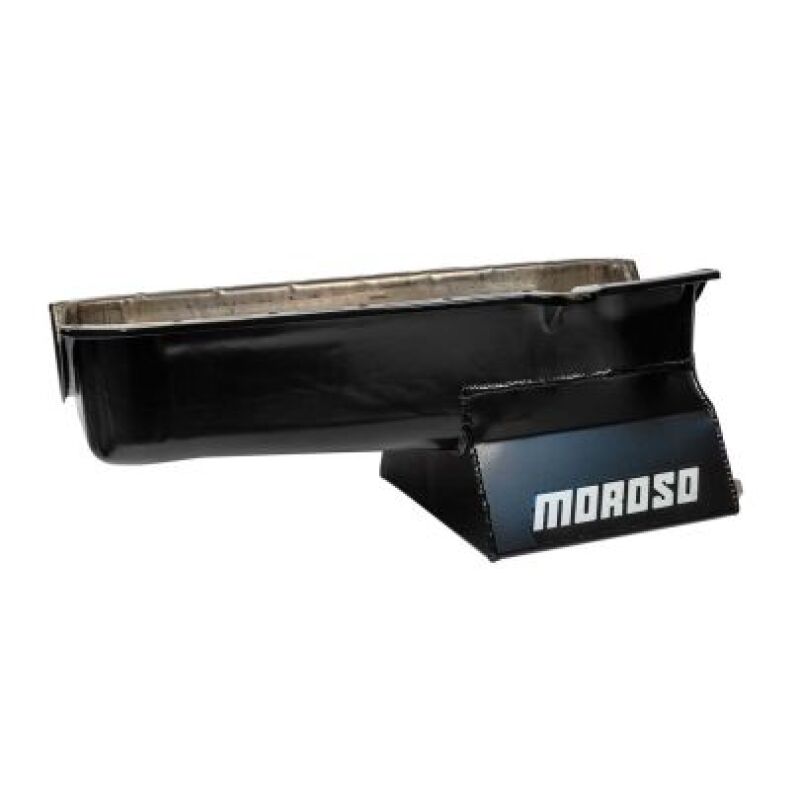 
  

Moroso 20190 - MOR20190 - Moroso Pre-80 Chevrolet SBC (w/Driver Side Dipstick) Wet Sump 7qt 8.25in Steel Oil Pan - Black - Shipped in Europe - Tuningsupply.com

