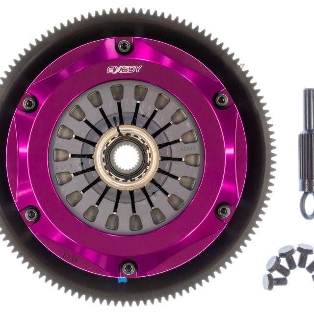 Exedy 1993-1995 Mazda RX-7 R2 Hyper Twin Cerametallic Clutch Sprung Center Disc Pull Type-tuningsupply.com