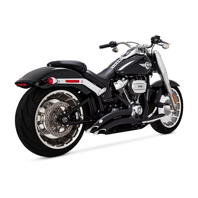 

Vance and Hines 46380 - VAH46380 - Vance & Hines 25-26 Harley Davidson Gen 2 M8 Wide Tire Softail Big Radius Exhaust System - Black - Shipped in Europe - Tuningsupply.com
