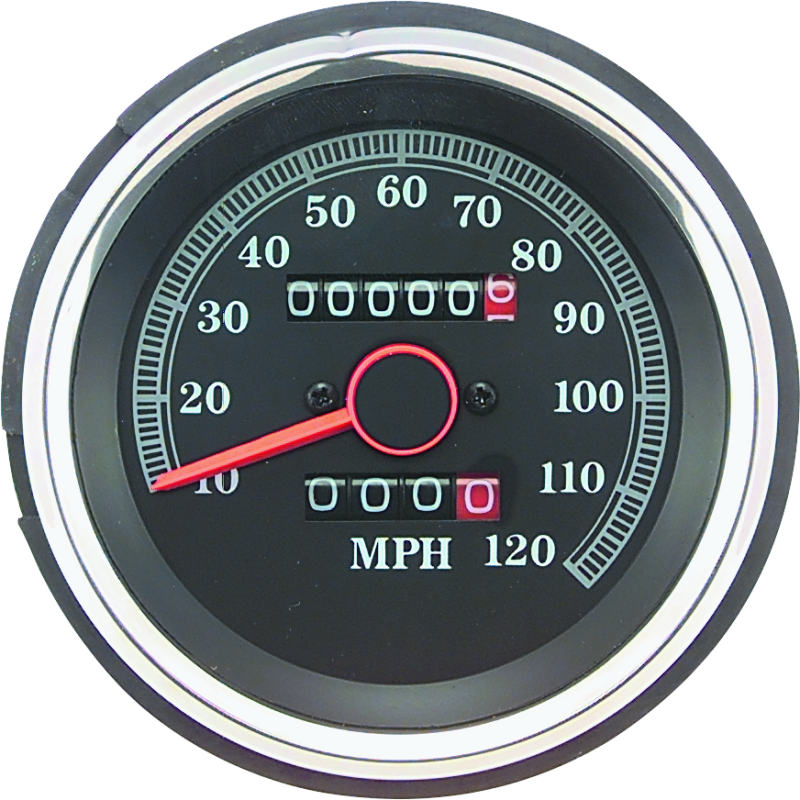 Bikers Choice L84-90XL 85-87 FXRS 87-90 FX Replacement Speedo Blk Face 120 Mph Repl H-D 67037-85A-tuningsupply.com