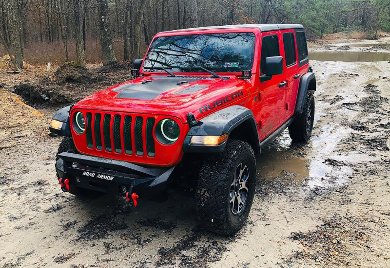 Oracle Oculus Bi-LED Projector Headlights for Jeep JL/Gladiator JT - Matte Blk - 5500K SEE WARRANTY-tuningsupply.com