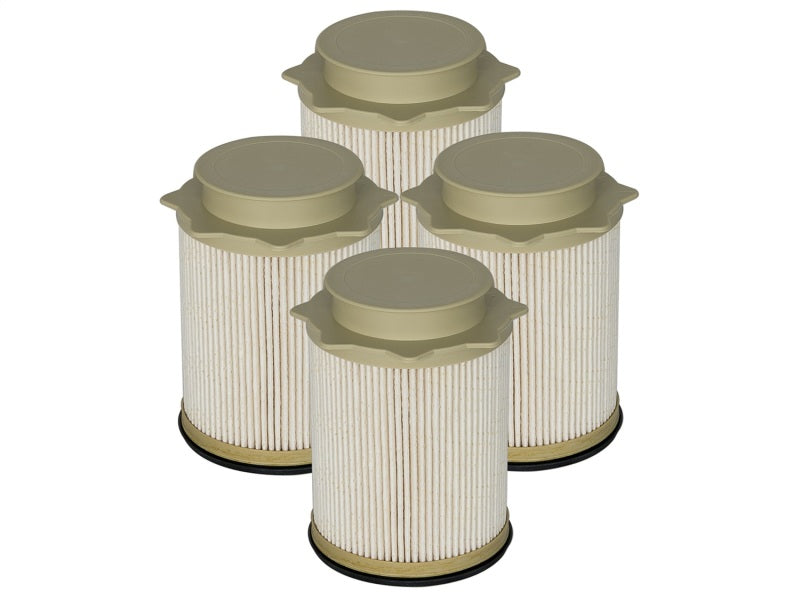 aFe ProGuard D2 Fuel Filter (4 Pack) 10-16 Dodge RAM Diesel Trucks 6.7L (td)-tuningsupply.com