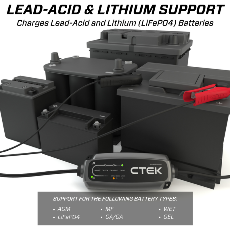 CTEK Battery Charger - CT5 Powersport - 2.3A-tuningsupply.com