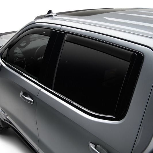 AVS 16-18 Toyota Tacoma Double Cab Ventvisor In-Channel Window Deflectors 4pc - Matte Black-tuningsupply.com