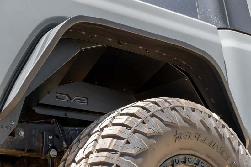 

DV8 Offroad INFEND-07RB - DVEINFEND-07RB - DV8 Offroad 20-24 Jeep Gladiator JT Rear Inner Fender Liners - Satin Black - Shipped in Europe - Tuningsupply.com
