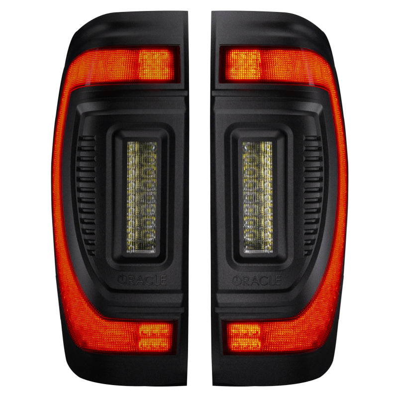 

ORACLE Lighting 5927-504-T - ORL5927-504-T - Oracle 19-23 GMC Sierra Black Series Flush Style LED Tail Lights - Factory Halogen - Shipped in Europe - Tuningsupply.com
