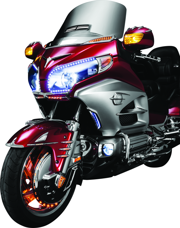 Kuryakyn Deco Eagle Fender Ornament 01-22 Honda GL1800 Chrome-tuningsupply.com