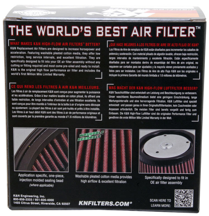 

K&N Engineering E-3200 - KNNE-3200 - K&N Custom Air Filter Round 5-3/8in OD x 4in ID x 2in H - Shipped in Europe - Tuningsupply.com
