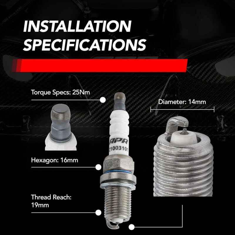 

APR Z1003101 - APRZ1003101 - APR EA888.1/2/EA837/EA113 Iridium Pro Spark Plug - Heat Range 9 - 14mm x 19mm x 16mm - SINGLE - Shipped in Europe - Tuningsupply.com
