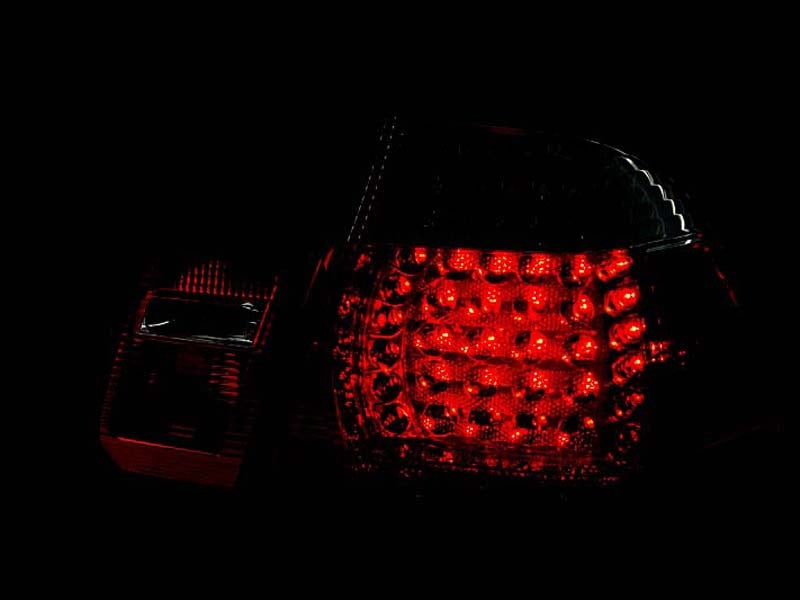 ANZO 1999-2001 BMW 3 Series E46 LED Taillights Red/Clear 4pc-tuningsupply.com