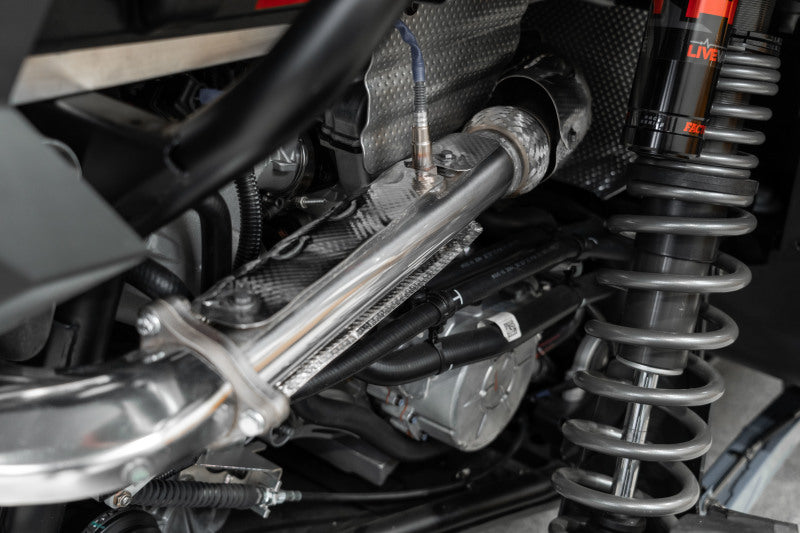 MBRP 16-21 Polaris RZR XP Turbo / 18-21 RZR XP S / 22 RZR R 2.5in Direct Bolt-On Front Pipe-tuningsupply.com