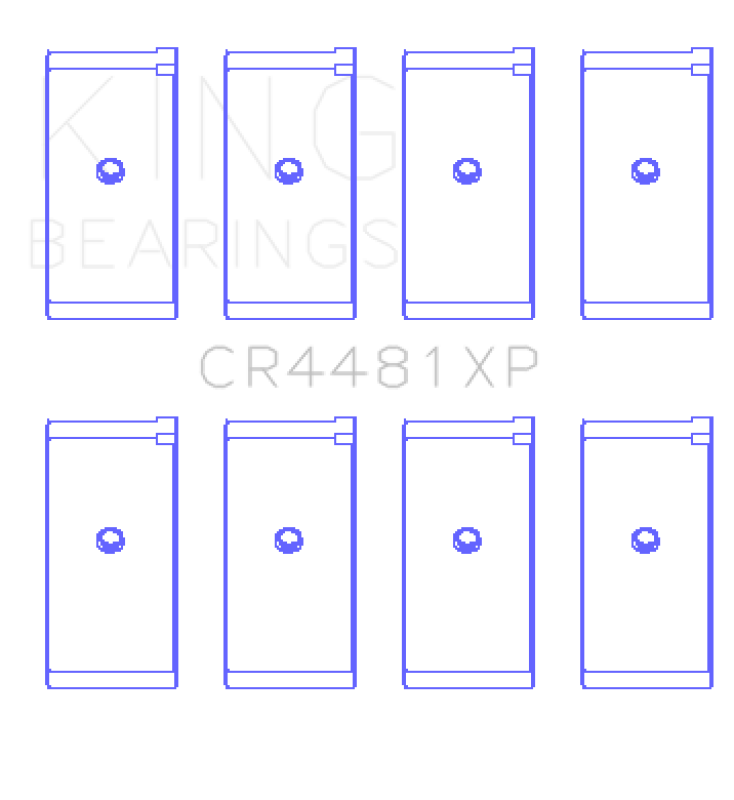 
  

King Engine Bearings GCR4481XP0.25 - KINGCR4481XP0.25 - King Mitsubishi 4G63/4G64 6 Bolt 1st Gen DSM Performance Rod Bearing Set - Size +0.25mm - Shipped in Europe - Tuningsupply.com

