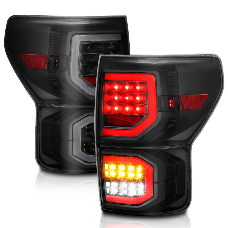 

ANZO 311337 - ANZ311337 - ANZO 2007-2013 Toyota Tundra LED Taillights Plank Style Black w/Smoke Lens - Shipped in Europe - Tuningsupply.com
