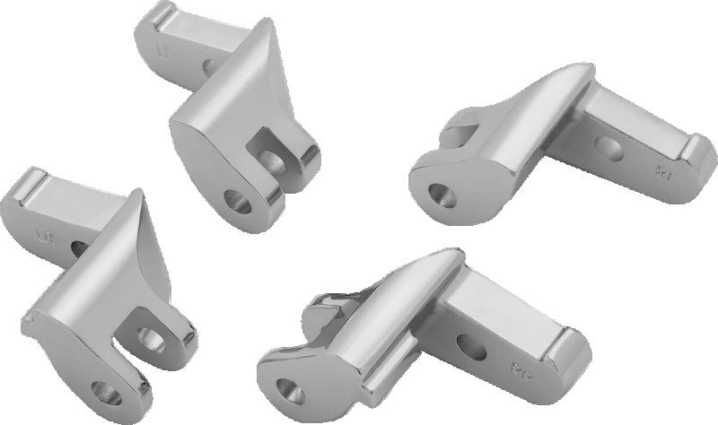 Kuryakyn Floorboard Relocator Brackets 97-16 Touring Chrome-tuningsupply.com