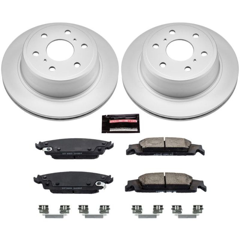 Kit freni Power Stop 15-19 Cadillac Escalade posteriore Z17 Evolution con rivestimento geometrico