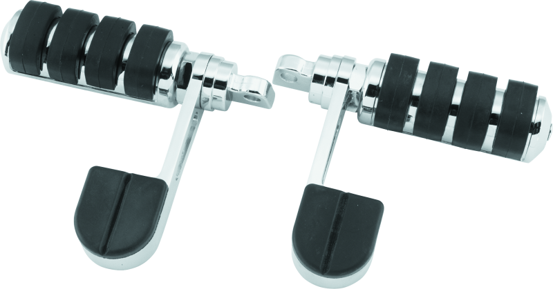 Kuryakyn ISO Peg Stirrups With Large Pegs With Male Mount Adapter (Pair)-tuningsupply.com