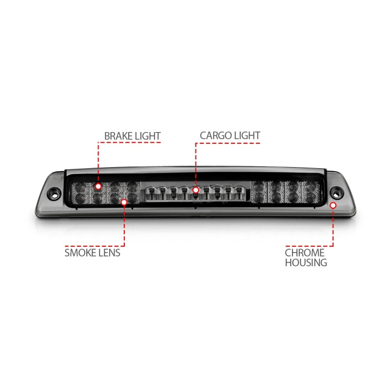 

ANZO 531046 - ANZ531046 - ANZO 1994-2001 Dodge Ram 1500 LED 3rd Brake Light Smoke - Shipped in Europe - Tuningsupply.com
