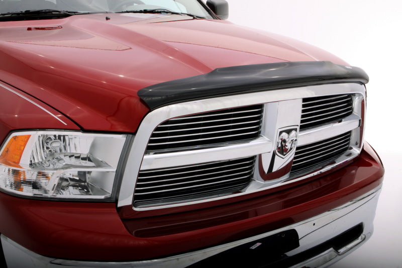 AVS 09-18 Dodge RAM 1500 (Excl. Rebel Models) Bugflector Medium Profile Hood Shield - Smoke-tuningsupply.com