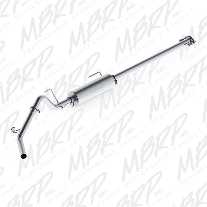 MBRP 2005-2013 Toyota  Tacoma 4.0L EC/CC Cat Back Single Exit AL P Series Exhaust-tuningsupply.com