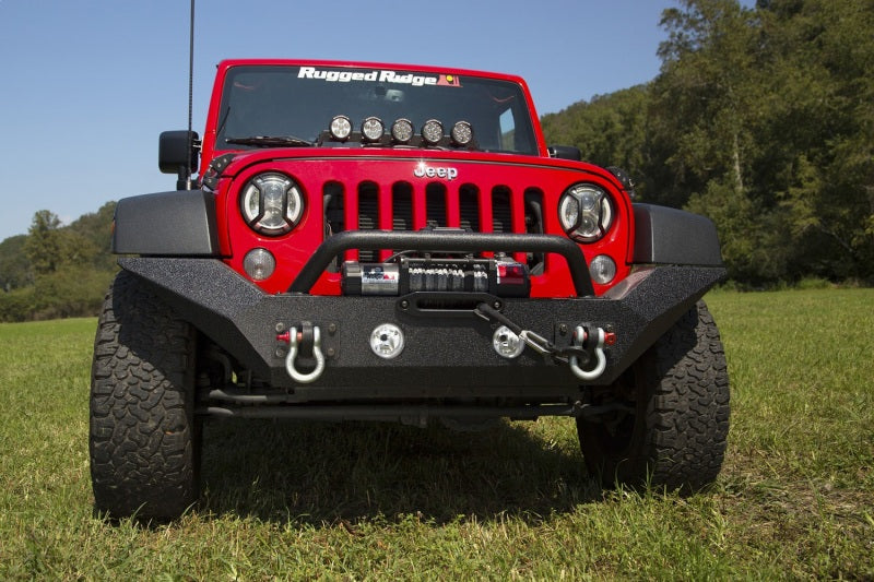 

Rugged Ridge  - RUG11548.01 - Rugged Ridge Spartan Front Bumper HCE W/Overrider 07-18 Jeep Wrangler JK - Shipped in Europe - Tuningsupply.com
