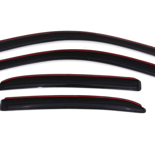 AVS 03-07 Honda Accord Ventvisor In-Channel Front & Rear Window Deflectors 4pc - Smoke-tuningsupply.com