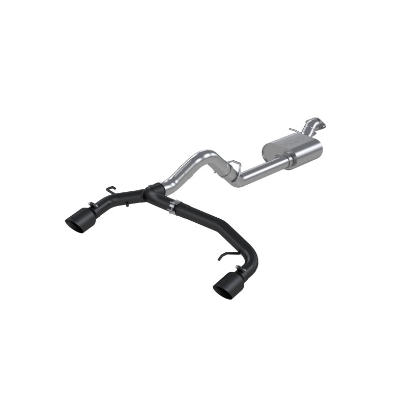 MBRP 21-22 Ford Bronco 2.3/2.7L EcoBoost 2/4-Dr 3in Catback Dual Split Rear Exit BLK AL-tuningsupply.com