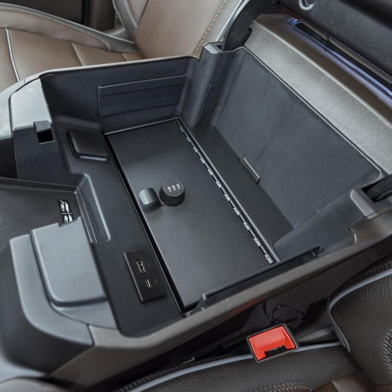 

Tuffy Products  - TFY393-01-A - Tuffy Console Safe W/ Combo Lock For Chevrolet Silverado W/ Wireless Charging Pad Console - Shipped in Europe - Tuningsupply.com

