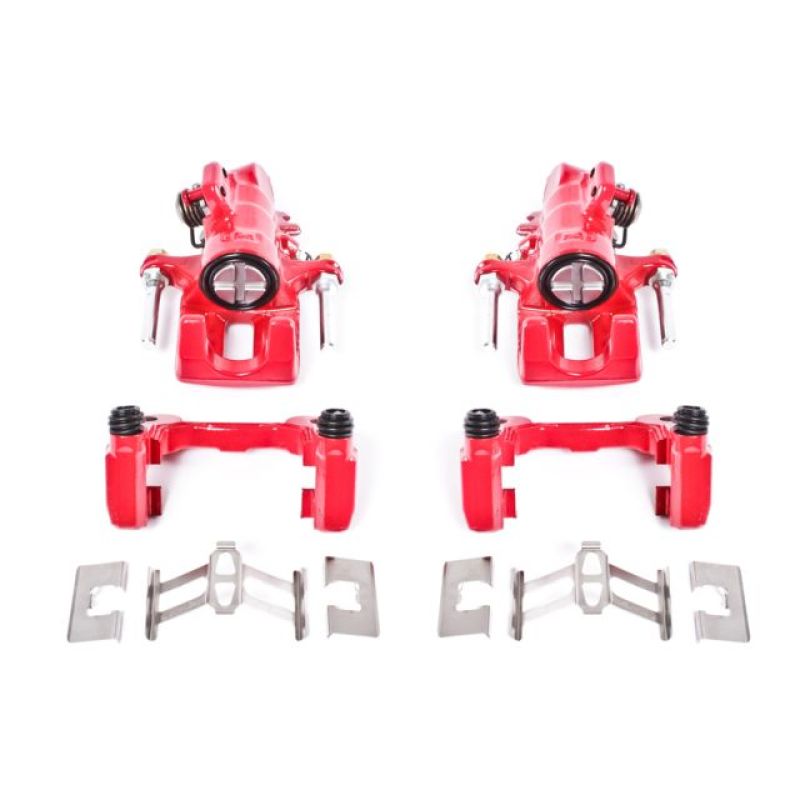 Power Stop 01-05 Acura EL Rear Red Calipers w/Brackets - Pair-tuningsupply.com