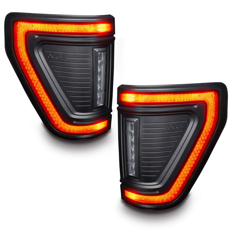 Oracle Lighting 21-24 Ford F-150 Flush Style LED Tail Lights SEE WARRANTY-tuningsupply.com