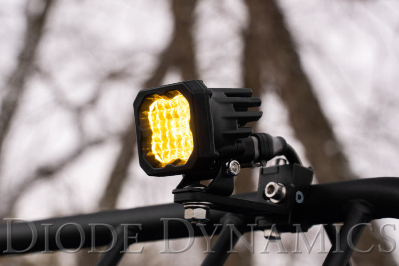 Diode Dynamics Stage Series C1 LED Pod Sport - Yellow Wide Standard ABL (Pair)-tuningsupply.com