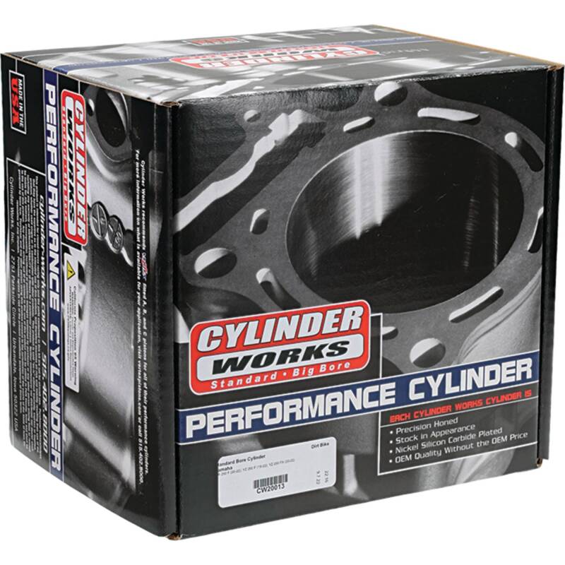 Cylinder Works 20-24 Yamaha WR 250 F 250cc Standard Bore Cylinder 77mm-tuningsupply.com