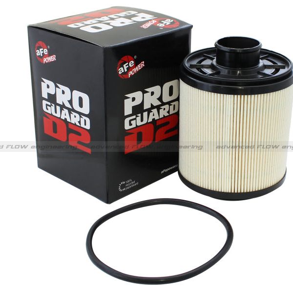 aFe ProGuard D2 Fluid Filters Fuel F/F FUEL Ford Diesel Trucks 11-16 V8-6.7L (td)-tuningsupply.com