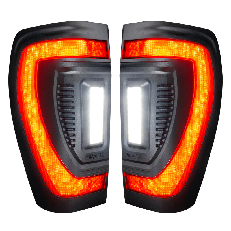 

ORACLE Lighting 5927-504-T - ORL5927-504-T - Oracle 19-23 GMC Sierra Black Series Flush Style LED Tail Lights - Factory Halogen - Shipped in Europe - Tuningsupply.com

