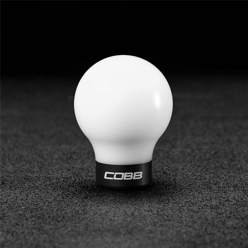 
  

COBB  - COBB213350-W-BK - Cobb Subaru 6-Speed COBB Shift Knob - White w/Stealth Black Collar (Non-Weighted) - Shipped in Europe - Tuningsupply.com


