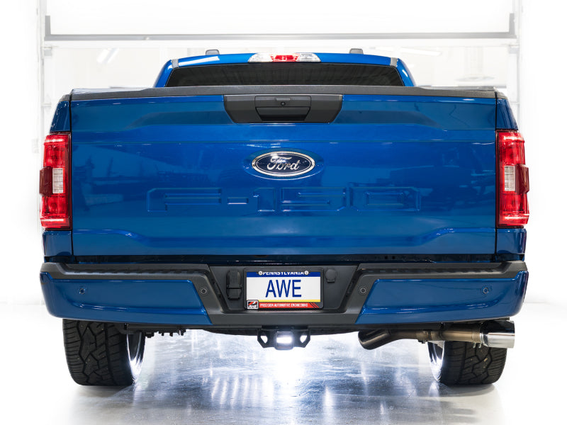 

AWE Tuning 3015-32145 - AWE3015-32145 - AWE 21-25 Ford F150 (14th Gen Reg Cab) Cat-Back Exhaust - 4.5in Dual Side Exit Chrome Tips - Shipped in Europe - Tuningsupply.com
