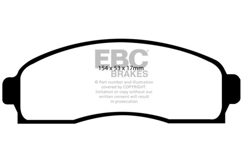 

EBC DP61617 - EBCDP61617 - EBC 03-06 Chevrolet Equinox 3.4 Greenstuff Front Brake Pads - Shipped in Europe - Tuningsupply.com
