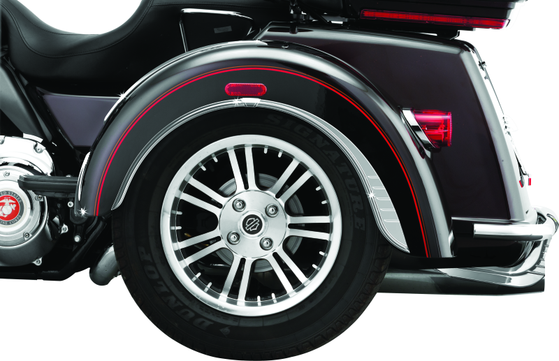 Kuryakyn Top Fender Accent For Trikes Chrome-tuningsupply.com