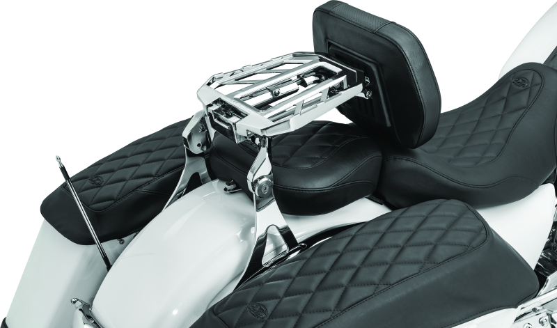 Kuryakyn Neo Driver & Passenger Backrest Chrome-tuningsupply.com