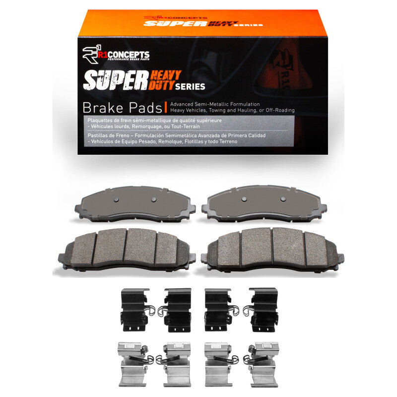 

R1 Concepts 2214-2491-01 - RNC2214-2491-01 - R1 2023-2025 Ford F-250 2WD (Super Duty) Rear R1 Super Duty Pads & Hardware Kit - Shipped in Europe - Tuningsupply.com
